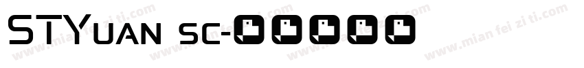 STYuan sc字体转换